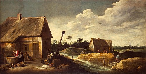 Landscape with a Maid at the Well, 1630, David Teniers le Jeune