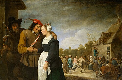 Farmer's Wedding, 1648, David Teniers le Jeune