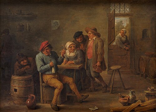 Wirtshausszene, 1651, David Teniers le Jeune