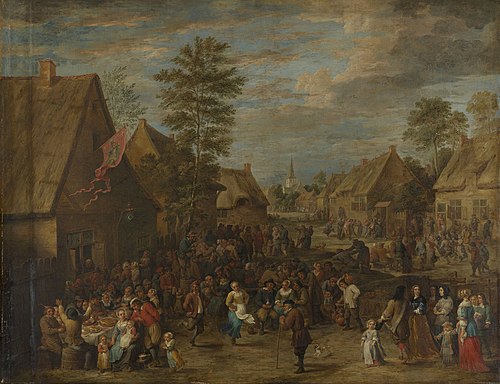 A Kermis on St George's Day, 1665, David Teniers le Jeune