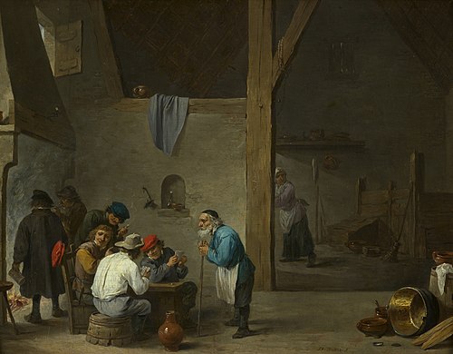 Les joueurs de cartes, 1643, David Teniers le Jeune