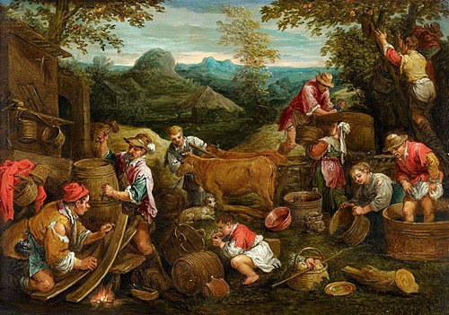 Allegory of Autumn, 1660, David Teniers le Jeune