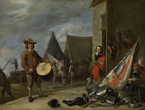 The Drummer, 1647, David Teniers le Jeune