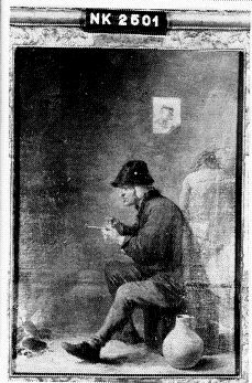 Interior with 2 man, 1635, David Teniers le Jeune