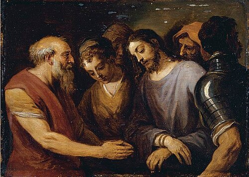 Arrest of Christ after Schiavone, 1656, David Teniers le Jeune