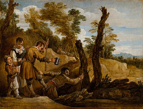 The Blind Leading the Blind, 1656, David Teniers le Jeune