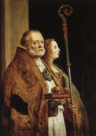 St. Nicholas of Bari and the Magdalene, 1656, David Teniers le Jeune