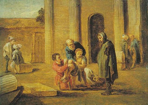 Tobit and the Dead Israelite (after Domenico Fetti), 1656, David Teniers le Jeune