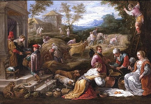 Allegory of Summer, 1656, David Teniers le Jeune
