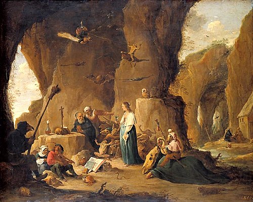 The Temptation of St. Anthony, 1645, David Teniers le Jeune