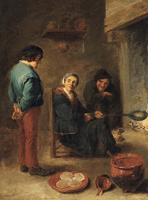 The Pancake Baker, 1660, David Teniers le Jeune