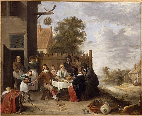 Le Festin de l'enfant prodigue, 1644, David Teniers le Jeune