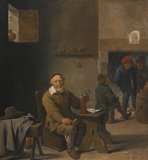 Peasants in an Inn, 1645, David Teniers le Jeune