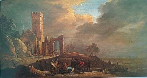 A Small Harbour, 1660, David Teniers le Jeune