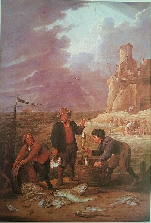 The Return of the Fishermen with their Catch, 1660, David Teniers le Jeune