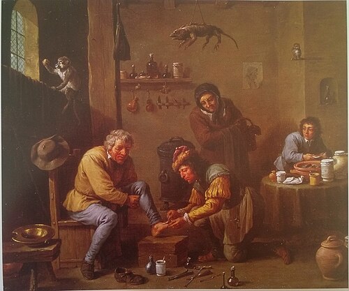 A Village Doctor, 1678, David Teniers le Jeune