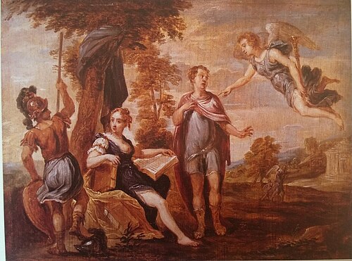 Aeneas called from Dido, 1653, David Teniers le Jeune