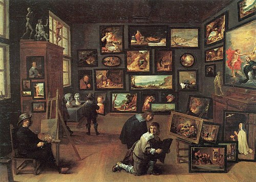 L'artiste dans son atelier, 1635, David Teniers le Jeune