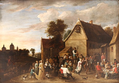 Flemish Feast, 1652, David Teniers the Younger