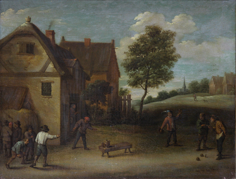 Playing skittles, 1650, David Teniers le Jeune