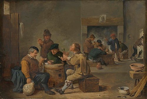 Tavern interior, 1640, David Teniers le Jeune