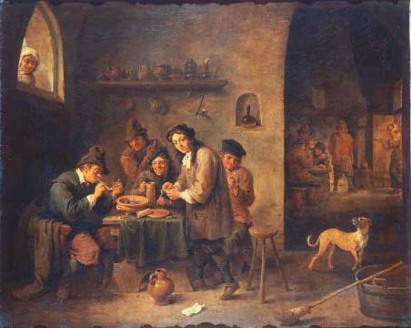 Smokers School, 1640, David Teniers le Jeune