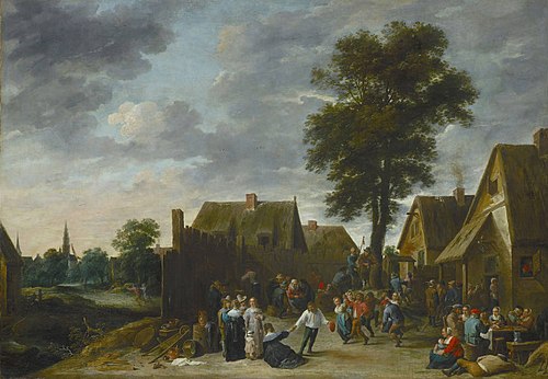 The Kermis at the Half Moon Inn, 1641, David Teniers le Jeune