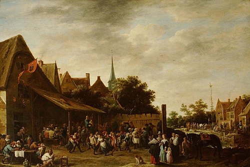 Kermis Outside an Inn, 1649, David Teniers le Jeune