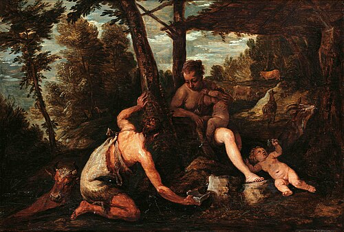 Adam and Eve expelled from Paradise, 1660, David Teniers le Jeune