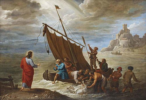 The Miraculous Draught of Fishes, 1670, David Teniers le Jeune