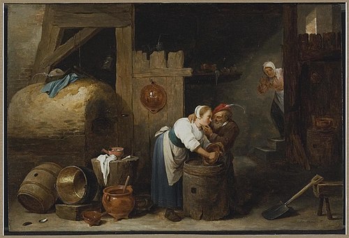 The Old Man and the Young Woman, 1645, David Teniers le Jeune