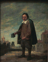 Le Quêteur avec une crécelle à la main, 1671, David Teniers le Jeune
