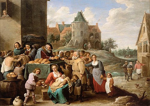 Les Sept Œuvres de miséricorde, 1650, David Teniers le Jeune
