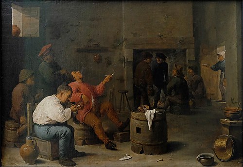 Farmhouse parlour, 1635, David Teniers le Jeune