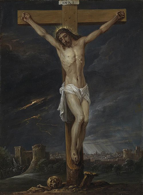 The fifteen secrets of the rosary: Christ on the cross, 1650, David Teniers le Jeune