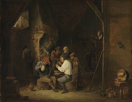 Flämische Dorfkneipe, 1650, David Teniers le Jeune