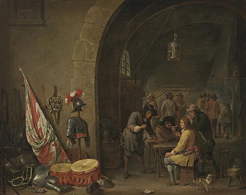 The Guardroom, 1640, David Teniers le Jeune