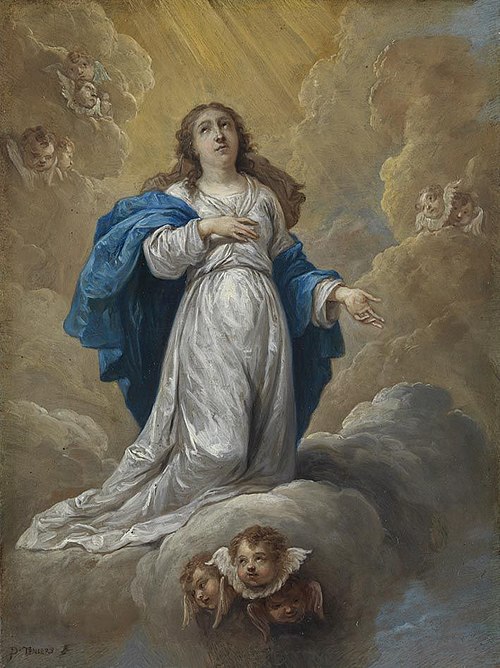The fifteen secrets of the rosary: the assumption of the Virgin Mary, 1650, David Teniers le Jeune