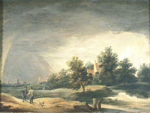 Landscape with Rainbow, 1650, David Teniers le Jeune