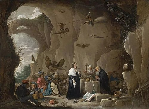 The Temptation of St. Anthony, 1650, David Teniers le Jeune