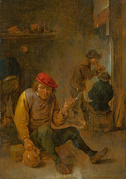 Smoking Peasants (Pipe Smokers), 1650, David Teniers le Jeune