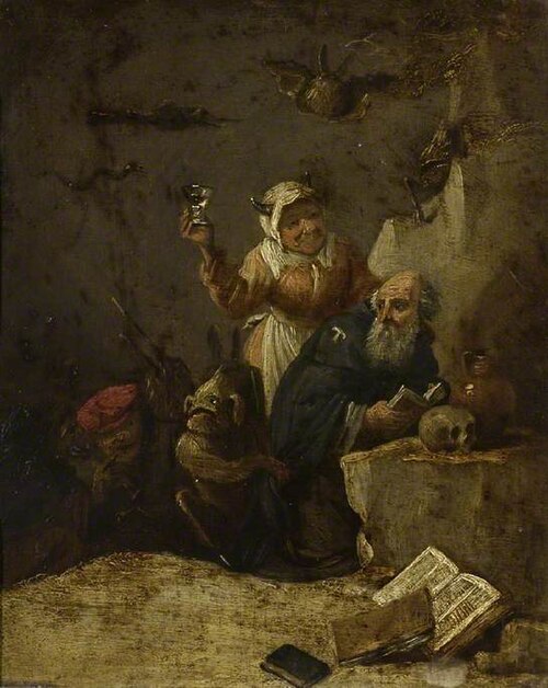 The temptation of St. Anthony, , David Teniers le Jeune