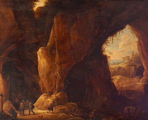 A Shrine in a Grotto, 1660, David Teniers le Jeune
