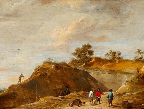 The Sand Quarry, 1660, David Teniers the Younger