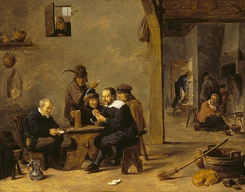 The Card Players, 1645, David Teniers le Jeune