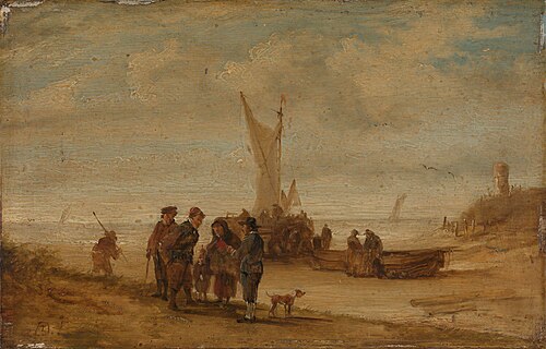 Flemish Coast, 1650, David Teniers le Jeune