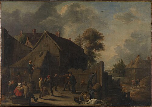A rustic party, 1660, David Teniers le Jeune