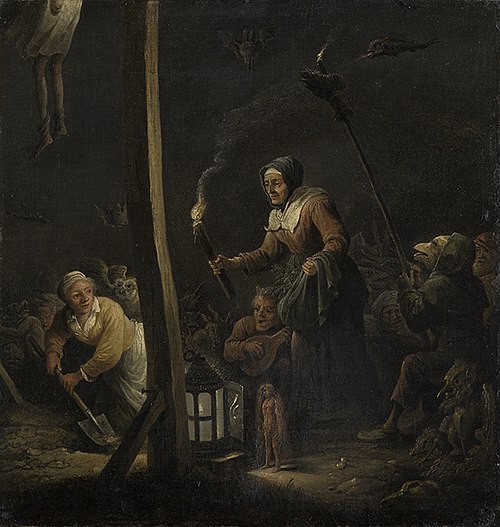 Witch scene, 1660, David Teniers le Jeune