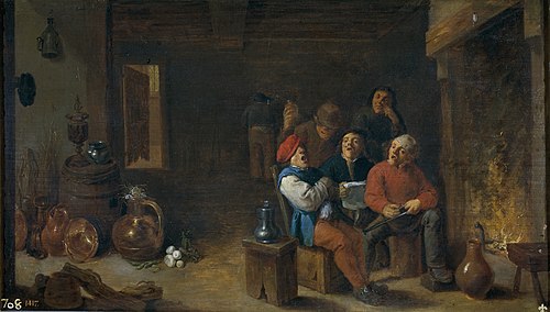 Music in the kitchen, 1633, David Teniers le Jeune