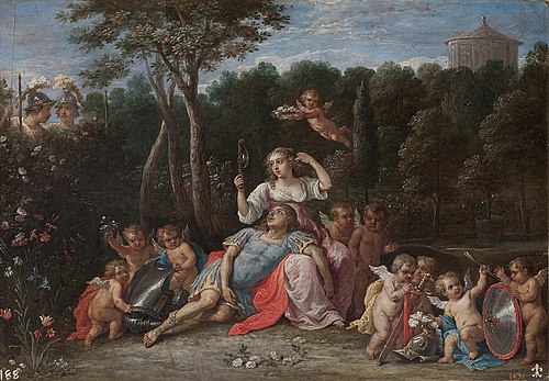 El jardín de Armida, 1628, David Teniers le Jeune